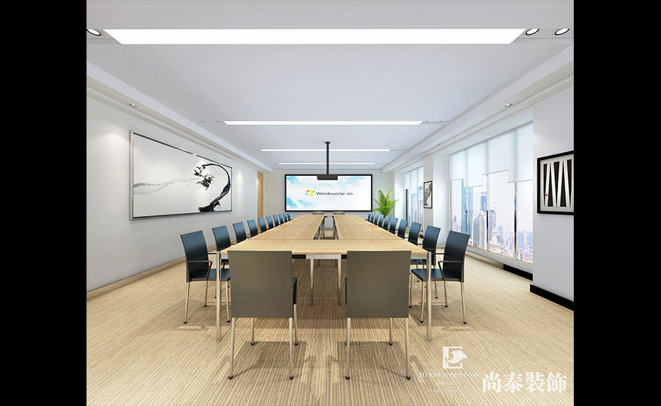 1500㎡上市企業(yè)辦公室裝修設(shè)計 | 巨靈財經(jīng)