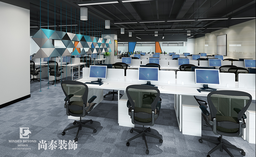 3600㎡現(xiàn)代簡(jiǎn)約辦公室裝修設(shè)計(jì) | 環(huán)球易購(gòu)