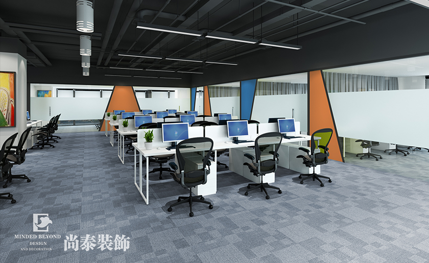 3600㎡現(xiàn)代簡(jiǎn)約辦公室裝修設(shè)計(jì) | 環(huán)球易購(gòu)