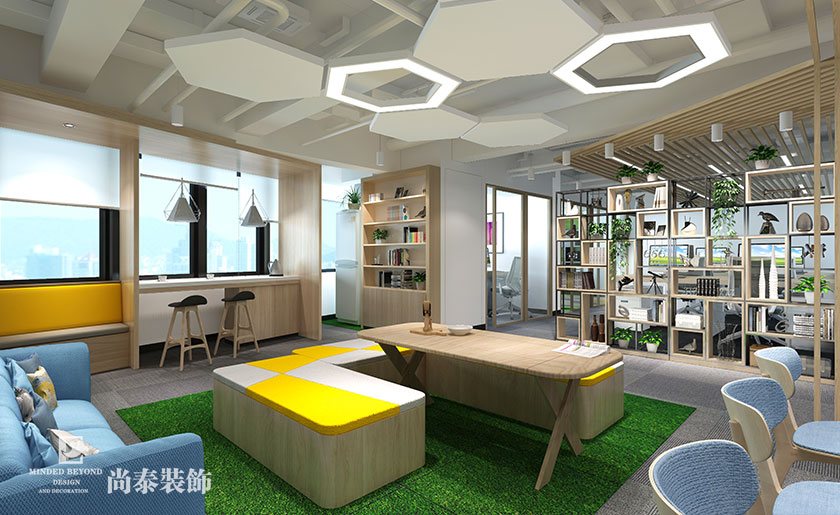 140㎡現(xiàn)代風(fēng)格辦公室裝修設(shè)計(jì) | 朗路文化傳播