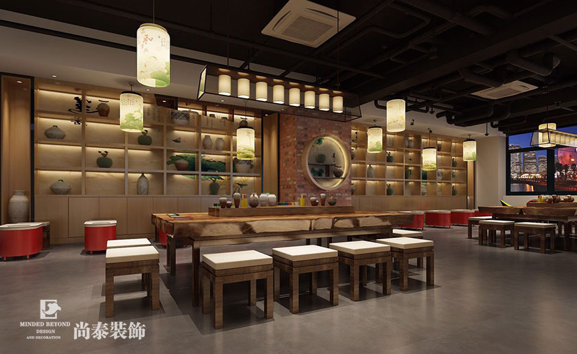 200㎡手工陶瓷館裝修設(shè)計(jì) | 熏陶瓷