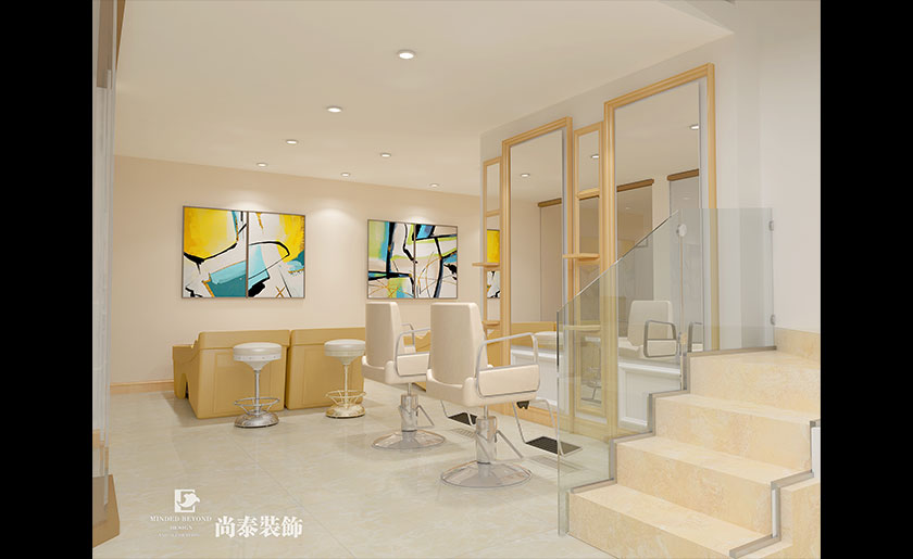 200m2 美容美發(fā)店裝修設(shè)計(jì) | 天意國際