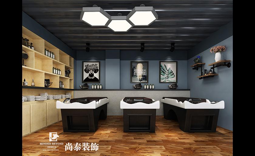  260平米工業(yè)風(fēng)美容美發(fā)店設(shè)計 | 梵尼亞護(hù)膚造型
