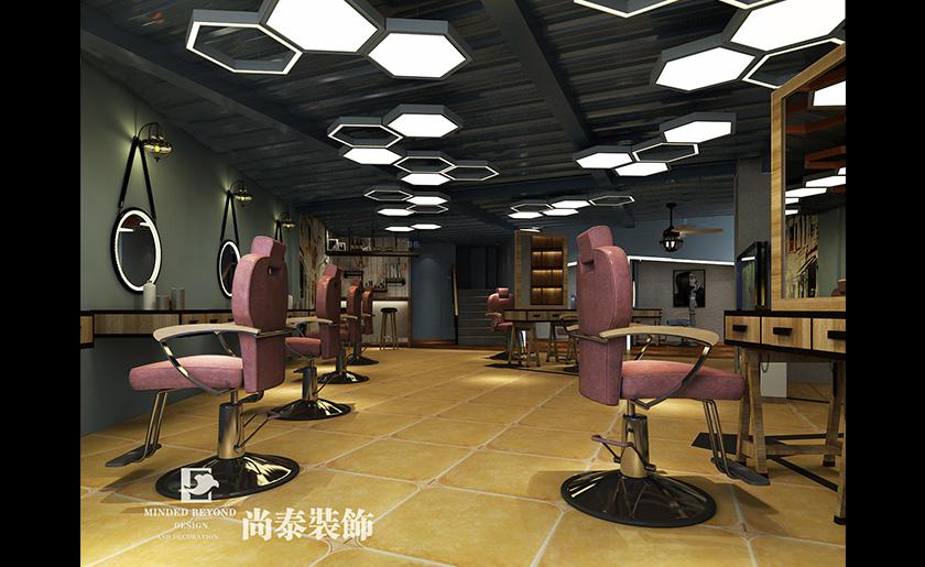  260平米工業(yè)風(fēng)美容美發(fā)店設(shè)計 | 梵尼亞護(hù)膚造型