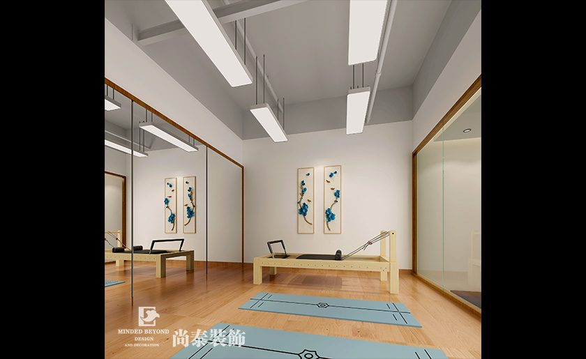 200平米瑜伽普拉提會(huì)所裝修設(shè)計(jì) | 瑜美瑜伽