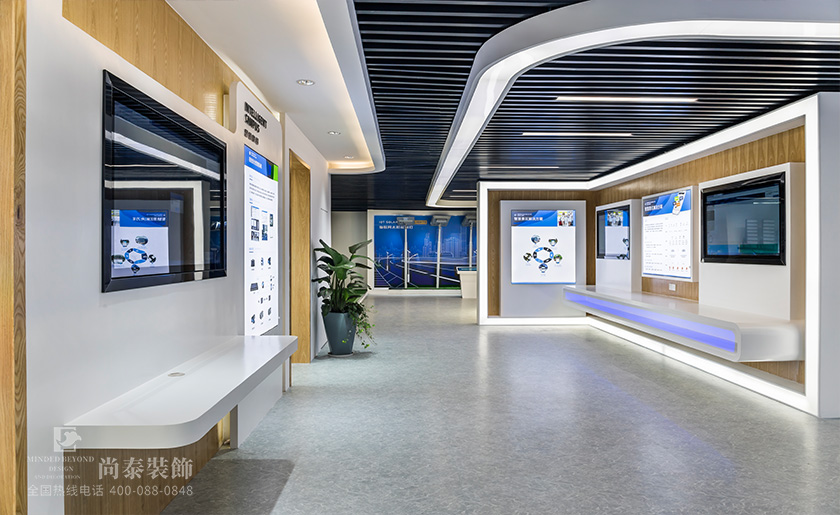 國家級高新技術(shù)企業(yè)展廳裝修實景圖 | 超頻