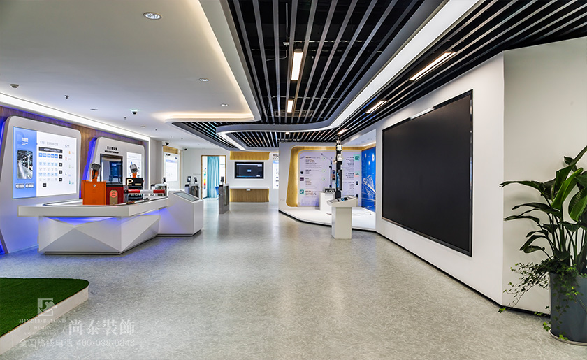 國家級高新技術(shù)企業(yè)展廳裝修實景圖 | 超頻