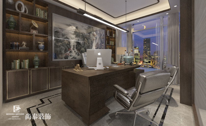 1585㎡工程建設(shè)公司辦公室裝修設(shè)計(jì) | 國(guó)通建設(shè)