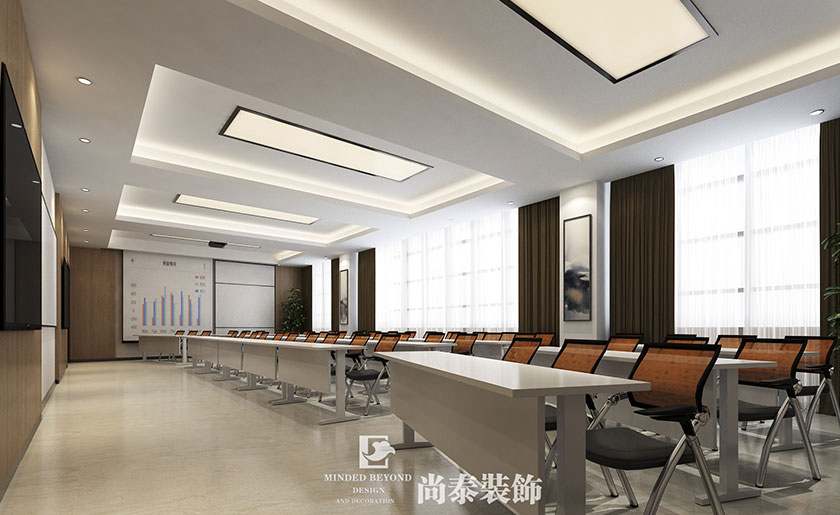 220平米大學辦公室裝修設(shè)計 | 暨南大學