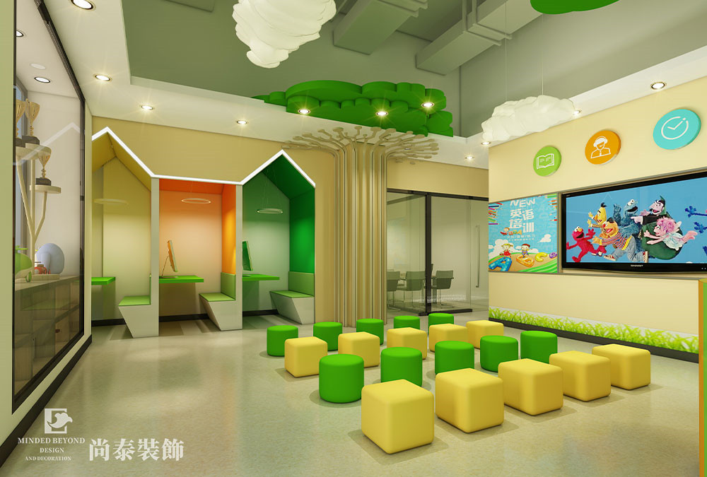 兒童培訓(xùn)機(jī)構(gòu)裝修效果圖