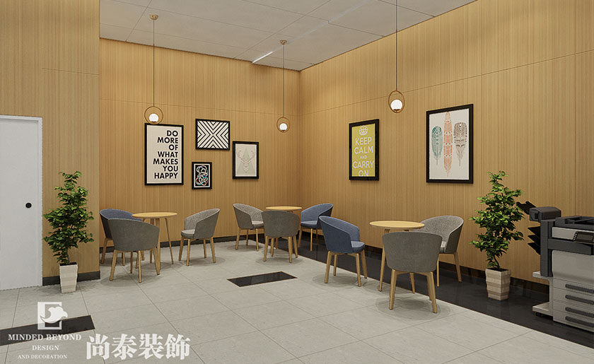 100㎡現代風咖啡店裝修設計 | 留醫(yī)部咖啡