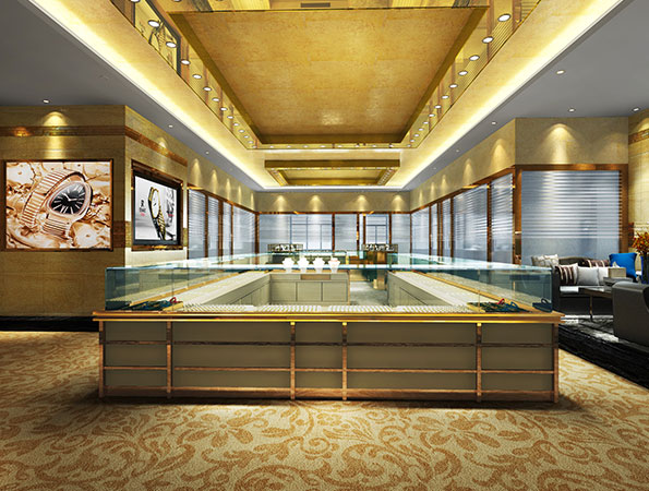 255㎡現(xiàn)代奢華金飾店裝修設(shè)計(jì) | 愛(ài)福歐