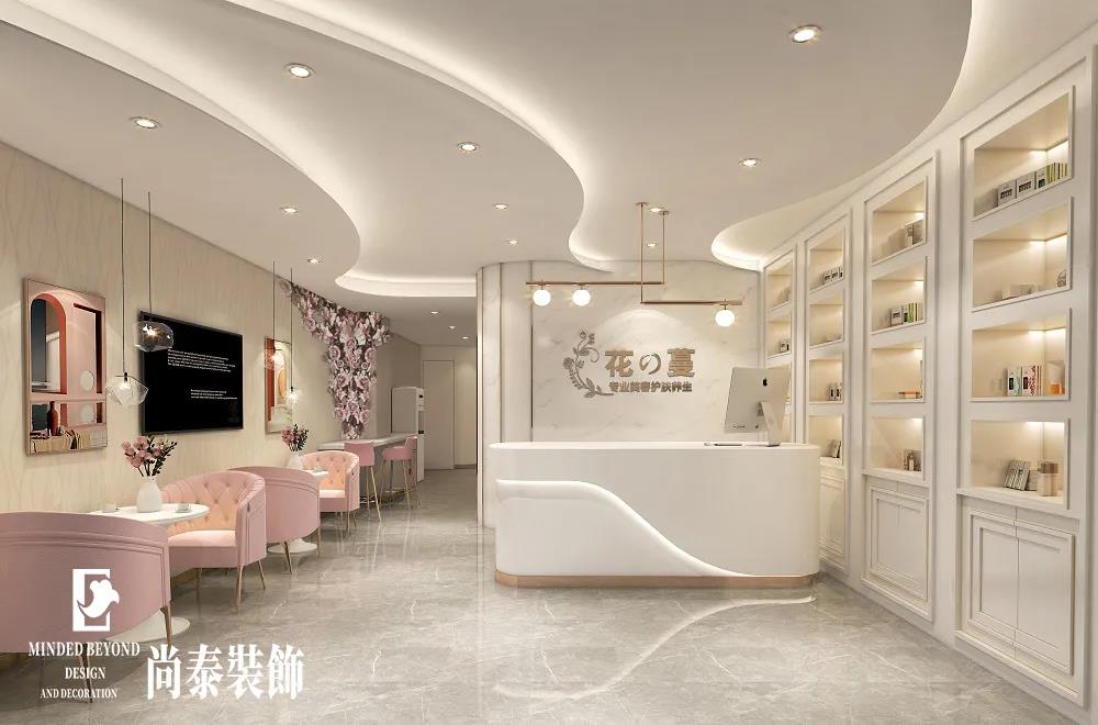現(xiàn)代輕奢風(fēng)格美容院裝修效果圖