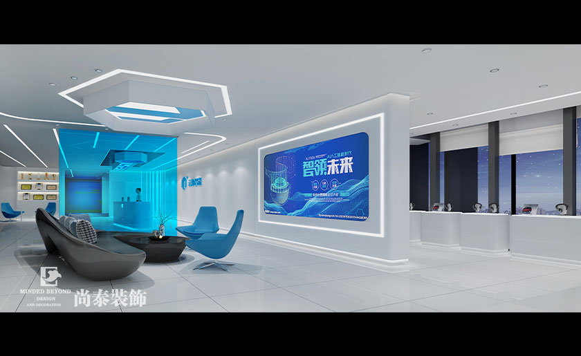 深圳4000平米智能科技公司辦公室裝修設(shè)計(jì)案例 | 云伽智能