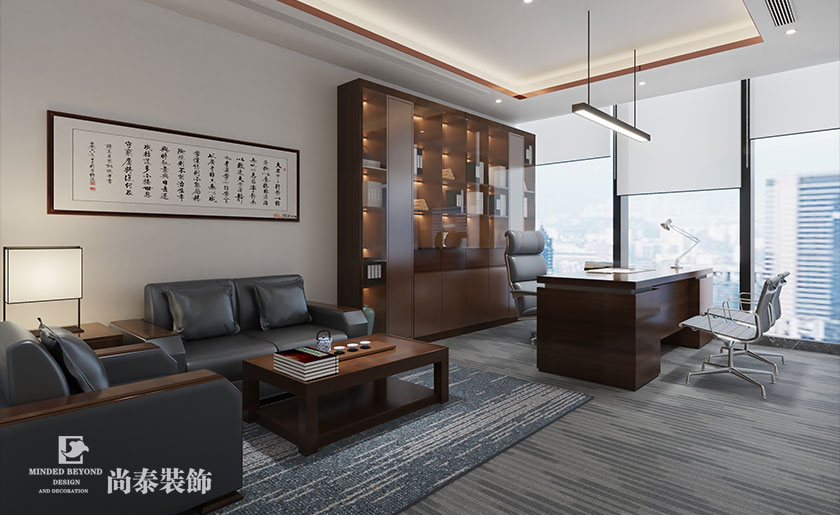 300平深圳現(xiàn)代簡(jiǎn)約風(fēng)格辦公室裝修效果圖