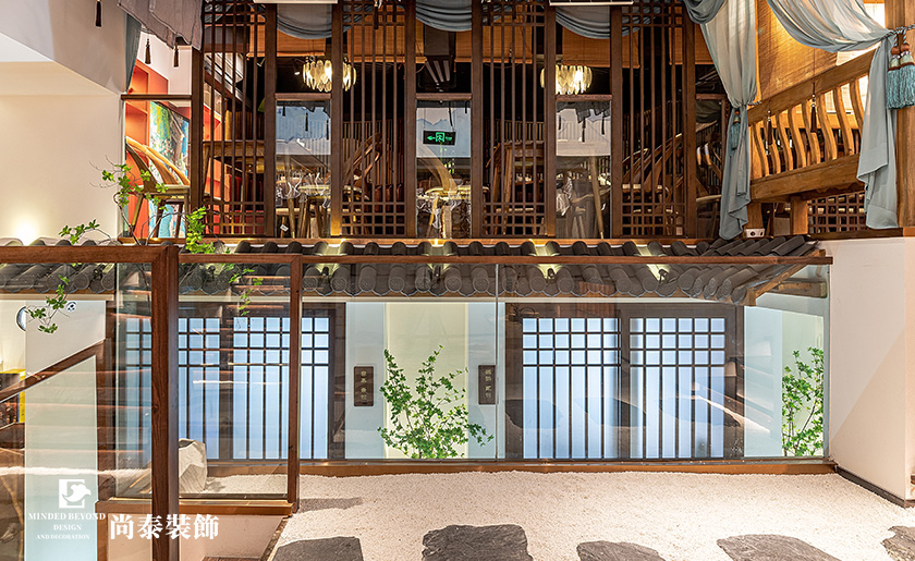 500平米私房菜深圳中餐廳裝修實(shí)景案例 | 蟹詠蝦海