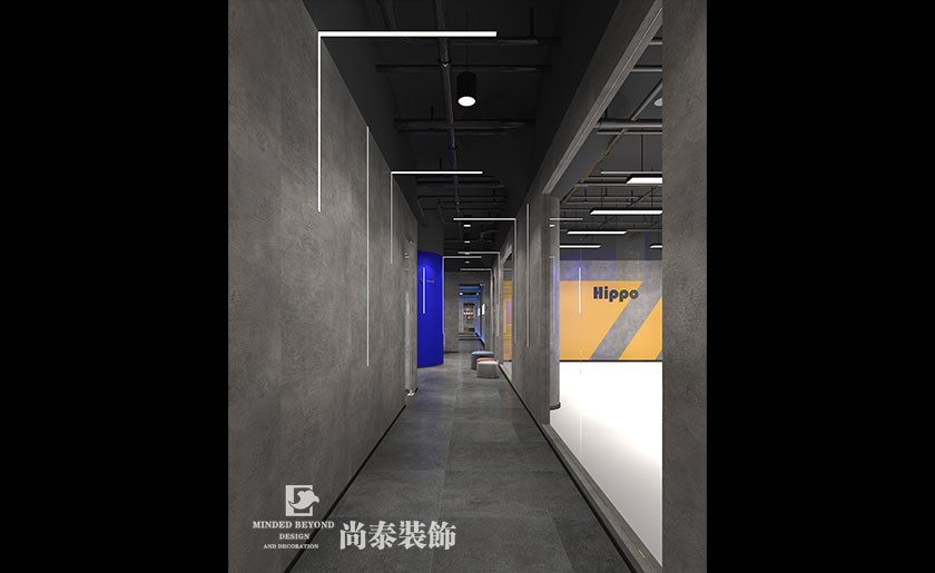 深圳龍崗500平米工業(yè)風(fēng)舞蹈室舞蹈培訓(xùn)機構(gòu)裝修設(shè)計效果圖