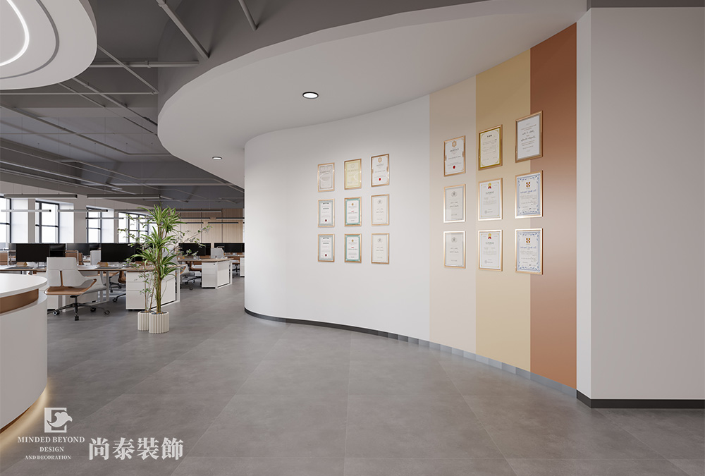 寫(xiě)字樓裝修：360平米深圳影音科技公司辦公室改造裝修設(shè)計(jì)