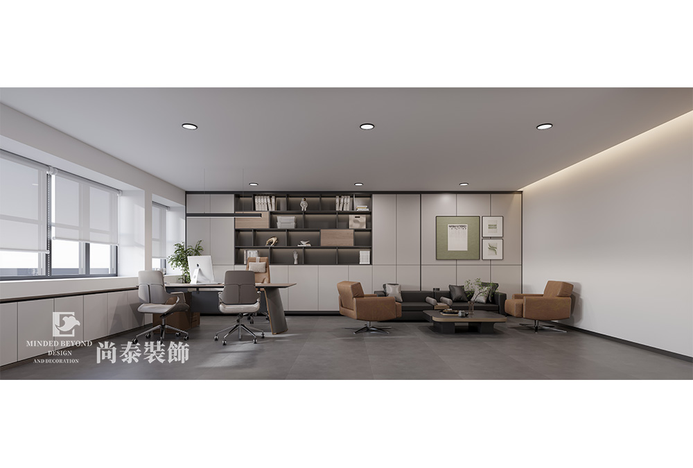 寫(xiě)字樓裝修：360平米深圳影音科技公司辦公室改造裝修設(shè)計(jì)