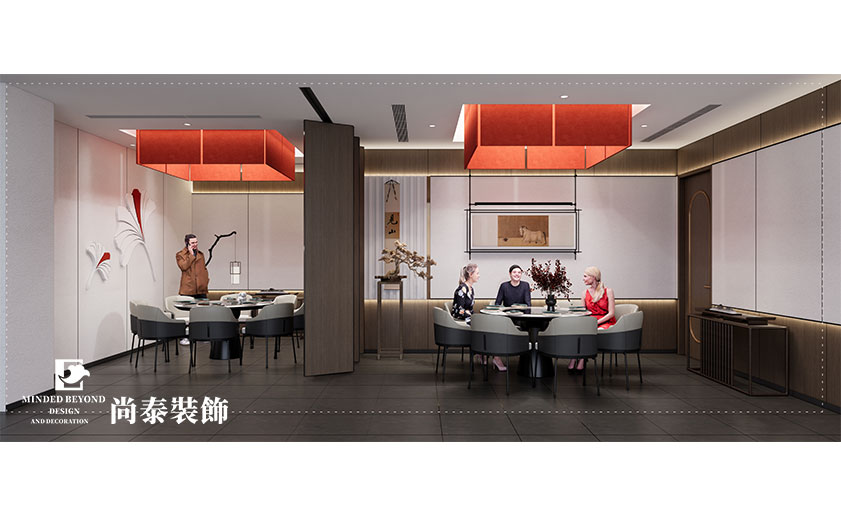 深圳寶安300平米東北菜品牌餐飲店裝修設(shè)計(jì)案例