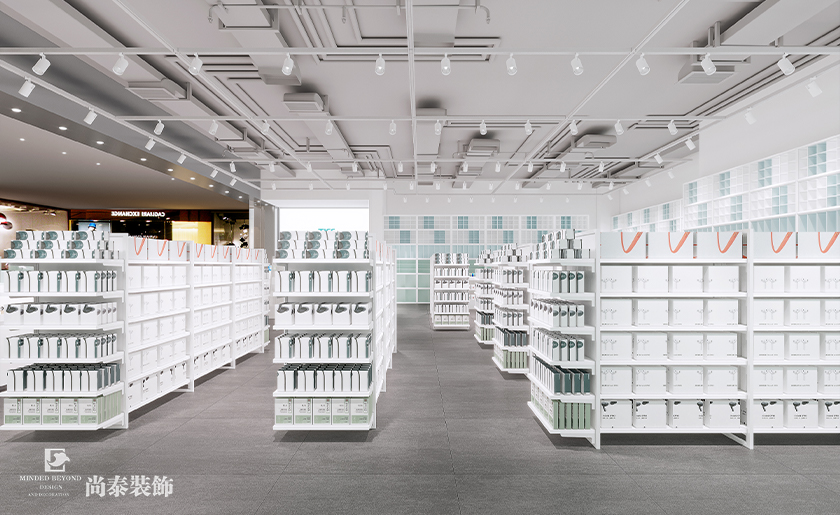 120平米簡約時尚商場店鋪裝修設(shè)計案例